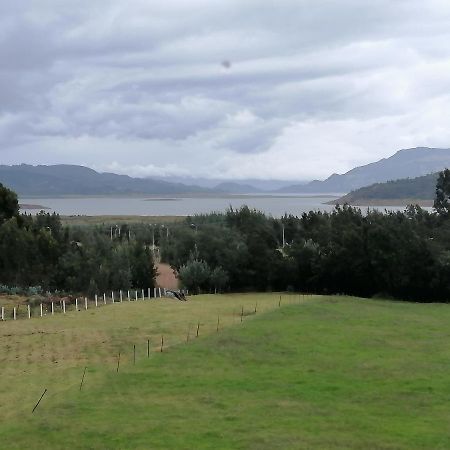 Cabanas El Mirador Del Tomine Guatavita Buitenkant foto