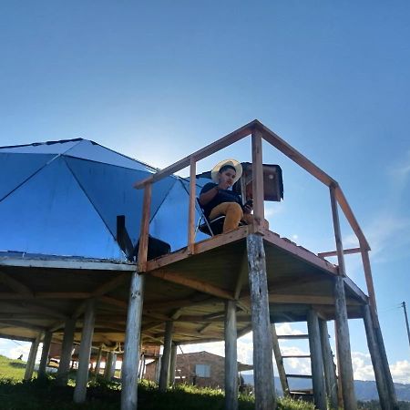 Cabanas El Mirador Del Tomine Guatavita Buitenkant foto