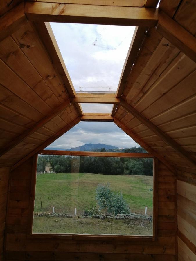 Cabanas El Mirador Del Tomine Guatavita Buitenkant foto