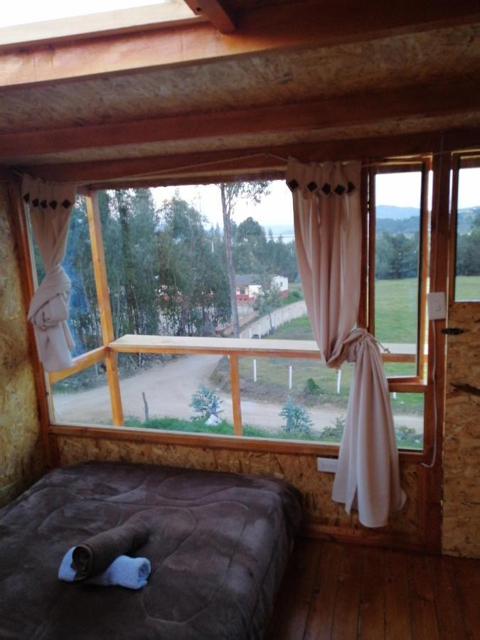 Cabanas El Mirador Del Tomine Guatavita Buitenkant foto
