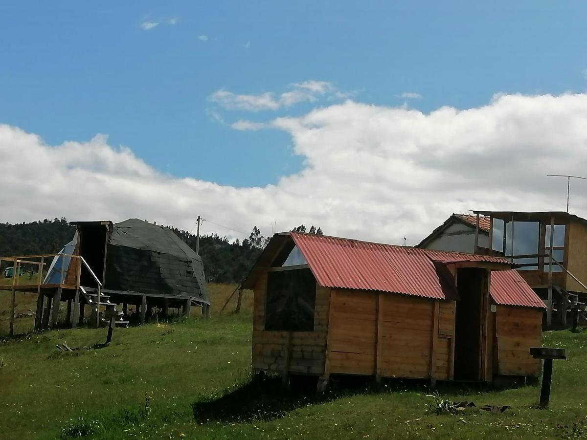 Cabanas El Mirador Del Tomine Guatavita Buitenkant foto