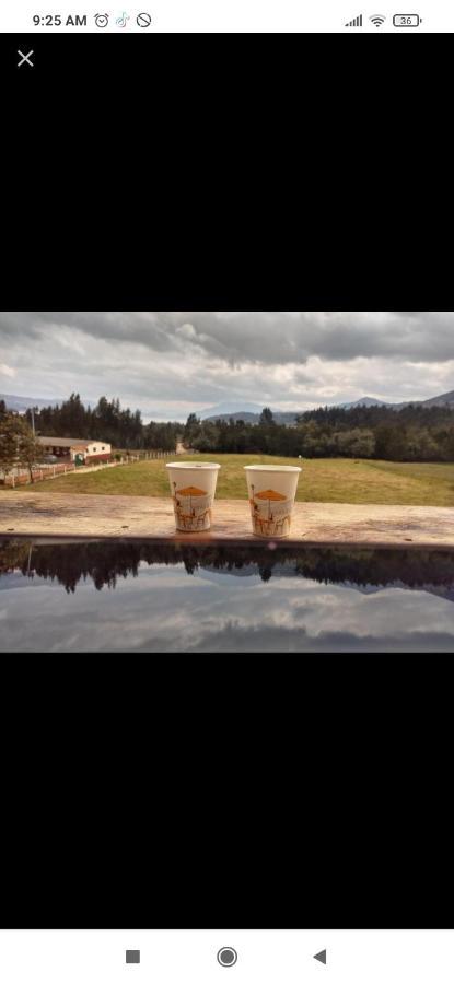 Cabanas El Mirador Del Tomine Guatavita Buitenkant foto